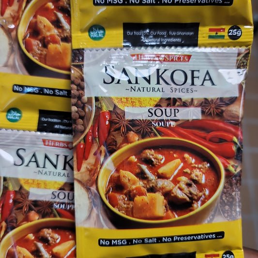 Sankofa Spice soup spice 1 packet 25g