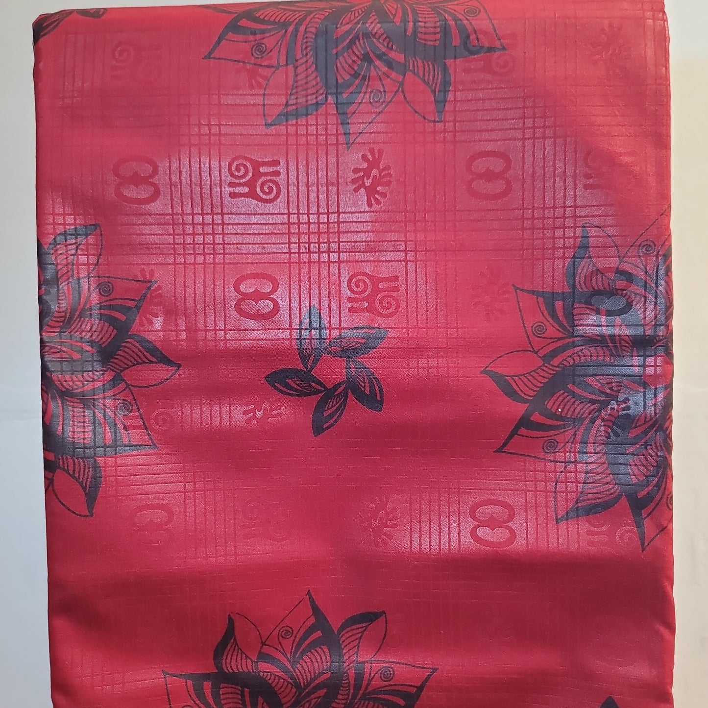 African Print Printex Ghana red 6 yards