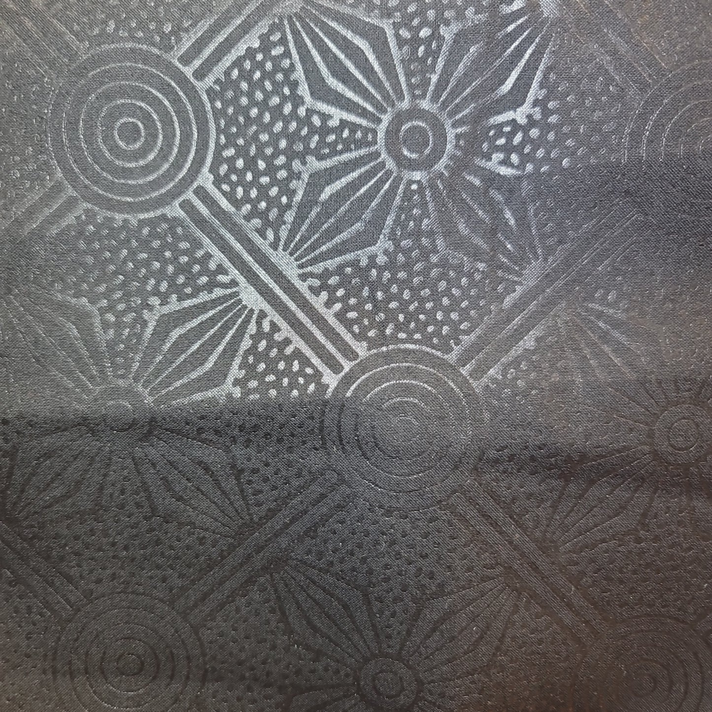 African Print Printex black 6 yrds