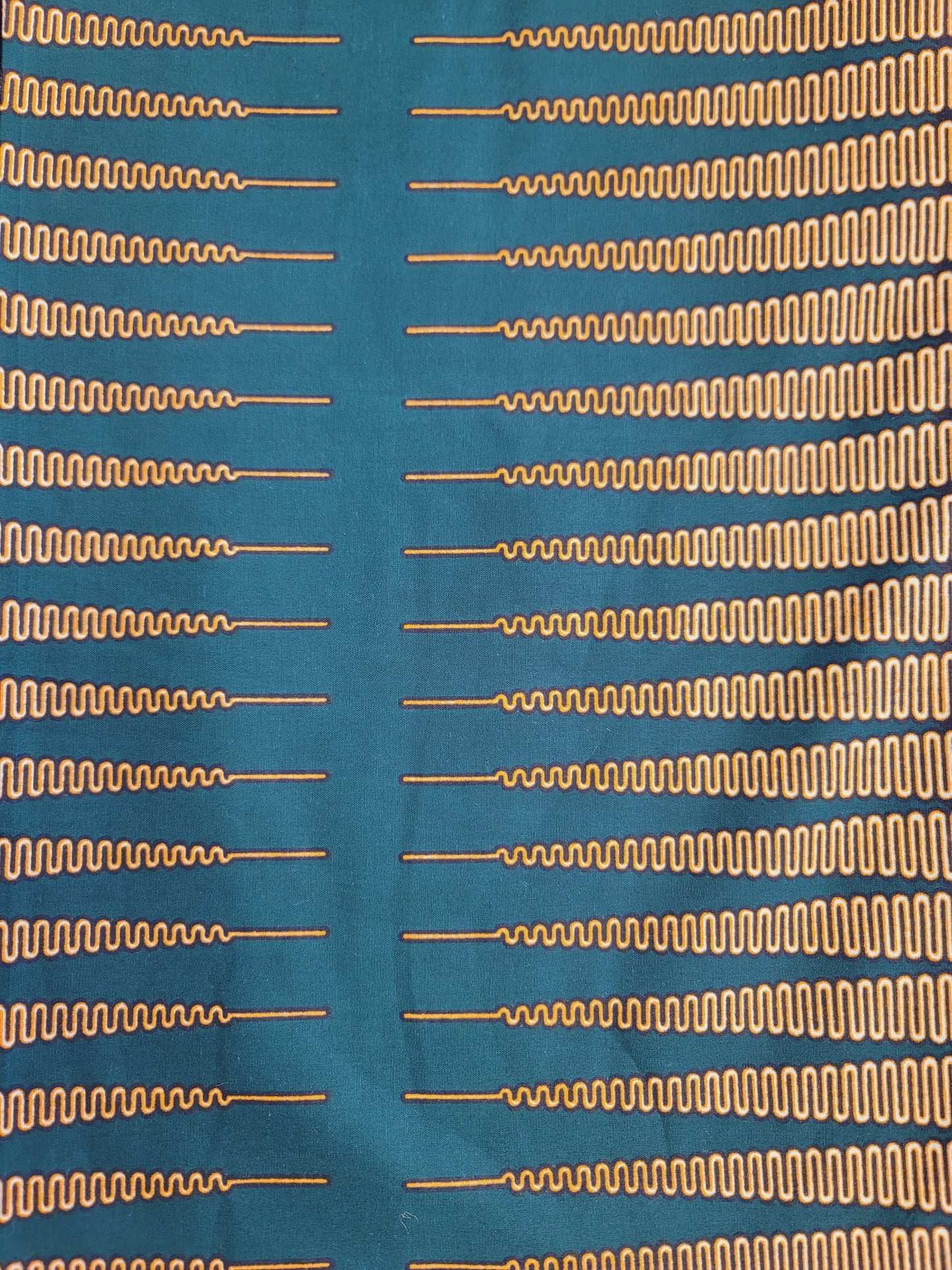 African Print Phoenix Hitarget wax block prints green 6 yards 100% Cotton