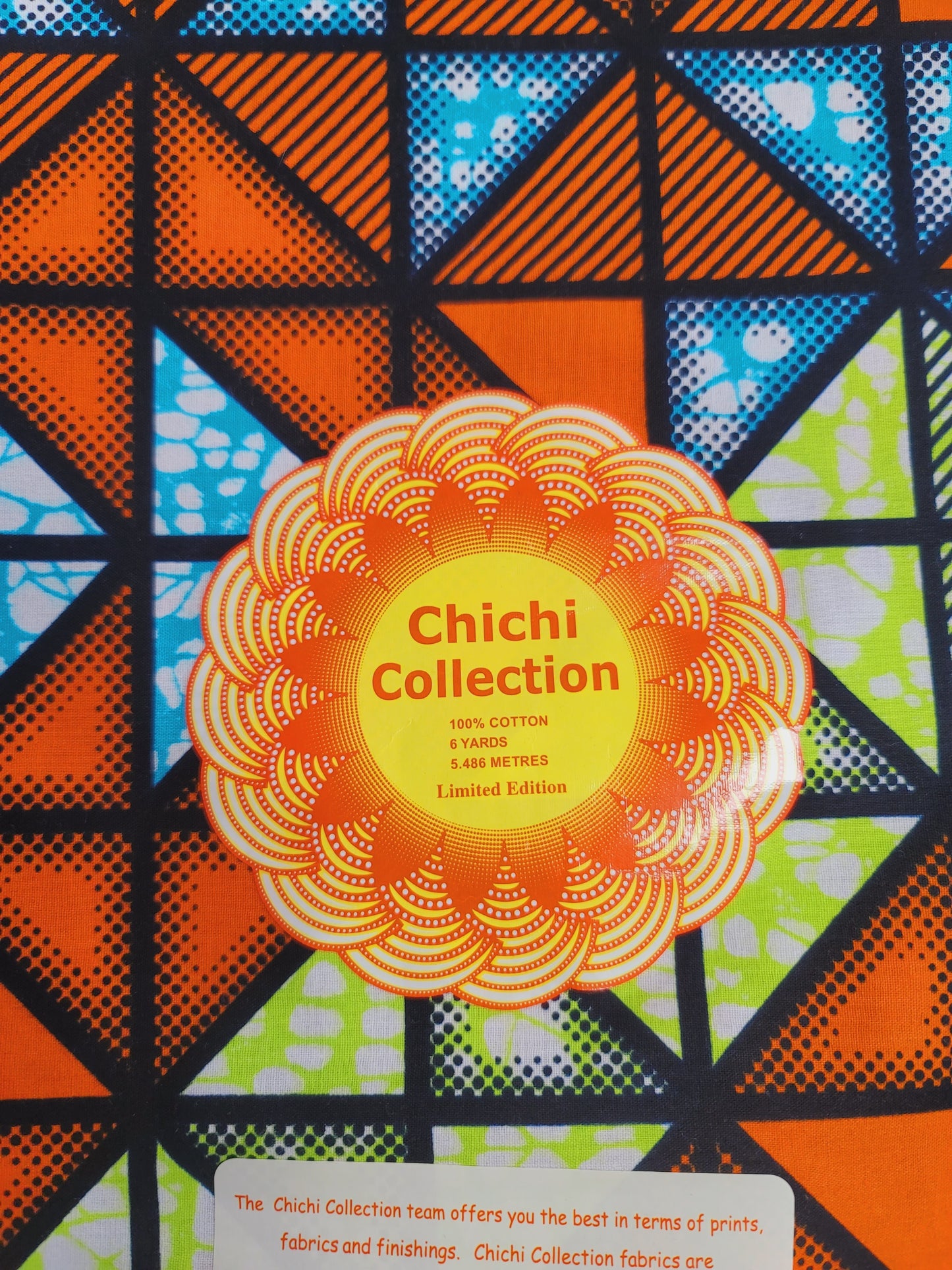 African Print ChiChi collection 6 yards 100% Cotton