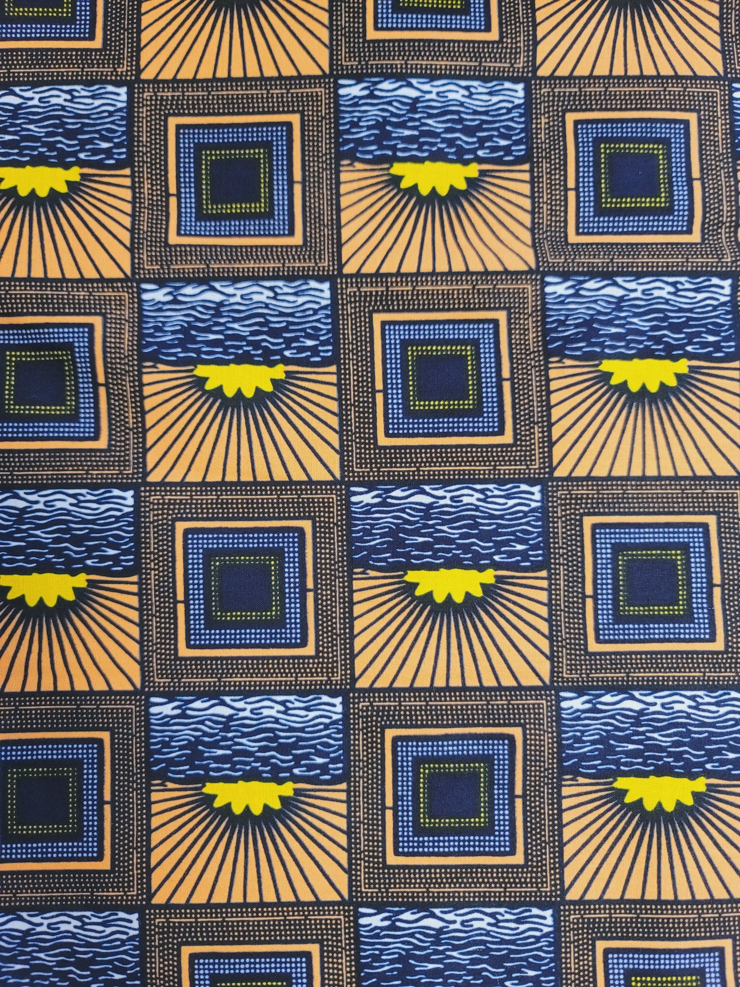 African Print Hollantex 6 yards 100% Cotton