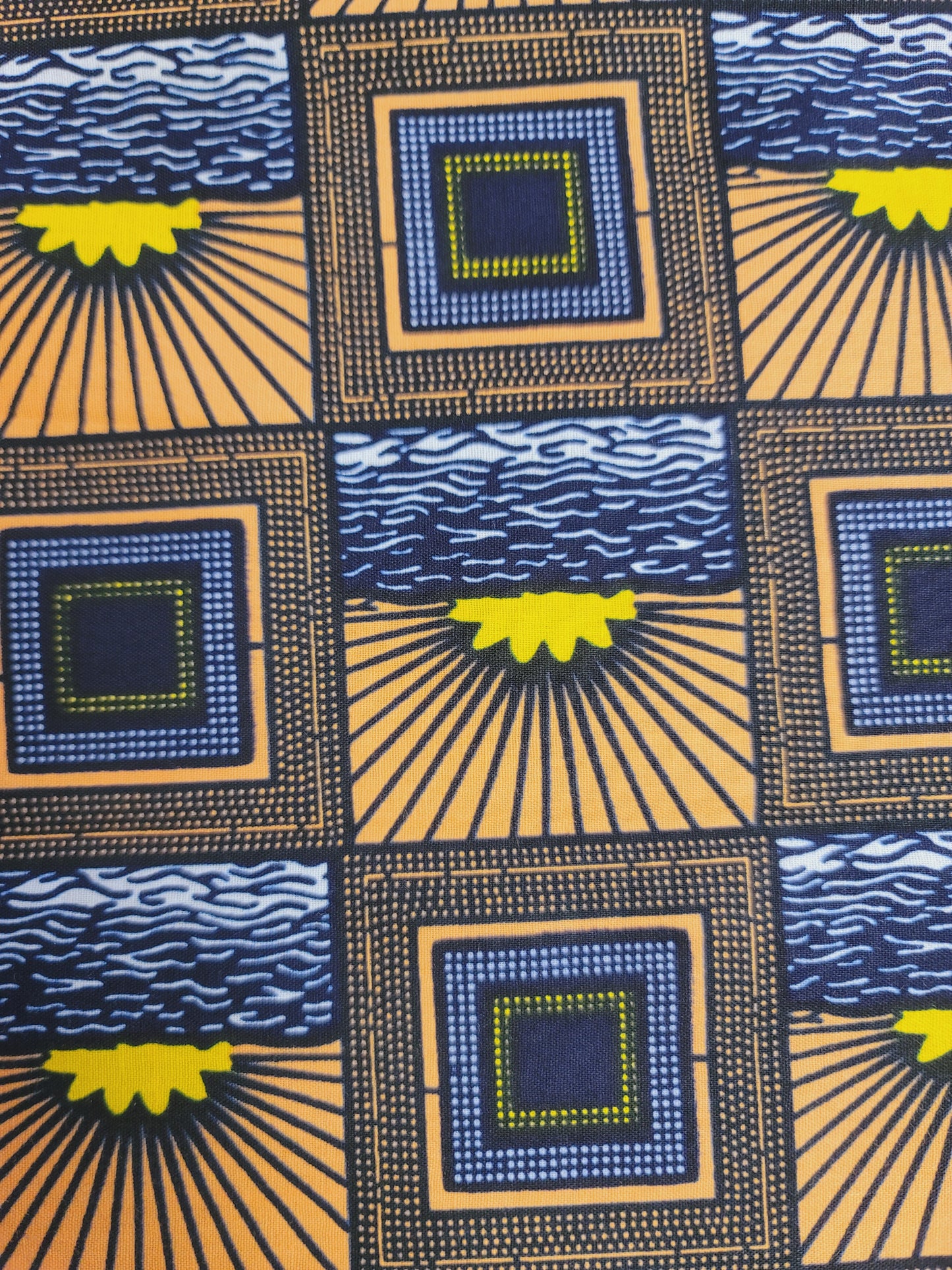 African Print Hollantex 6 yards 100% Cotton