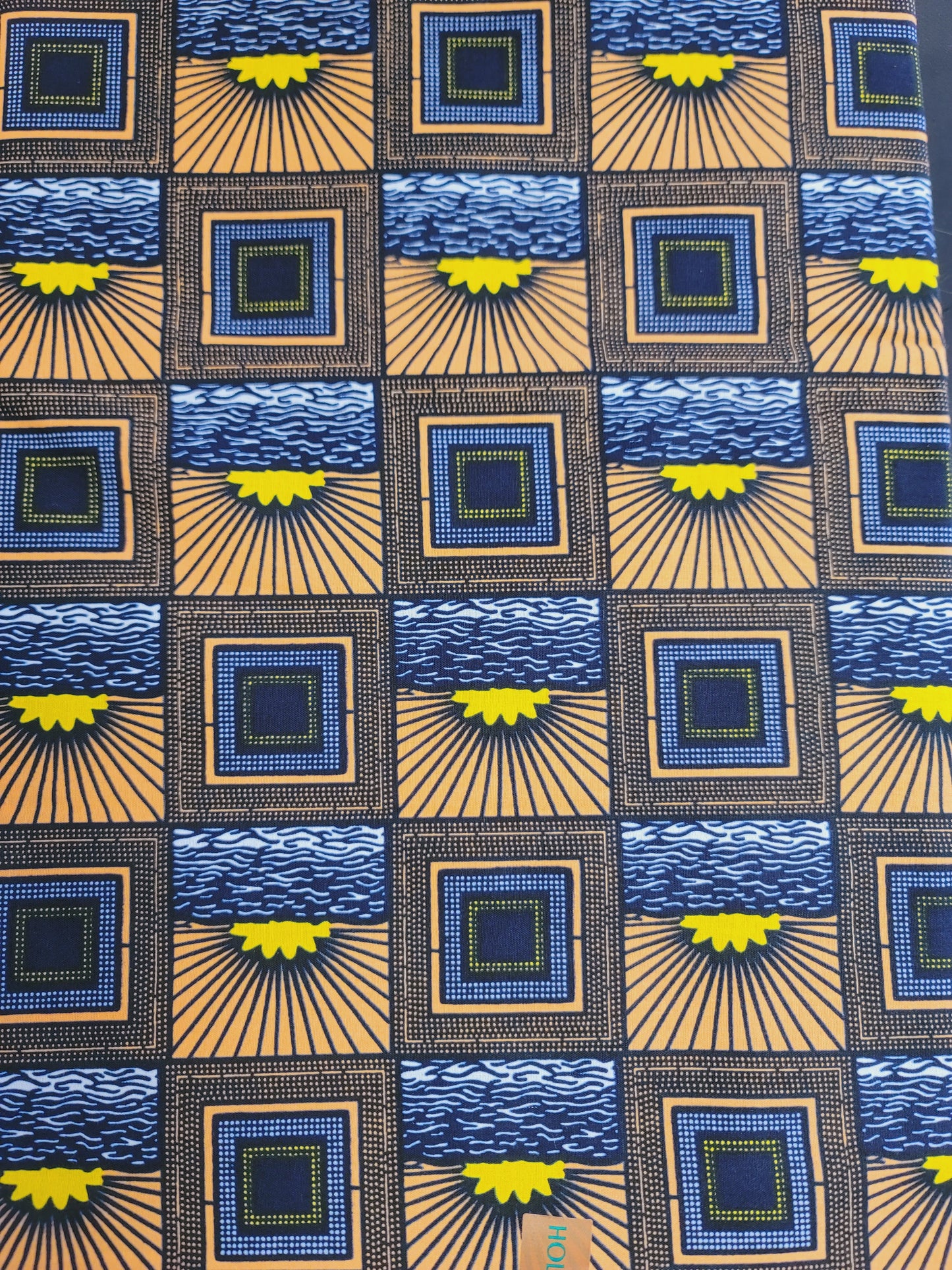 African Print Hollantex 6 yards 100% Cotton