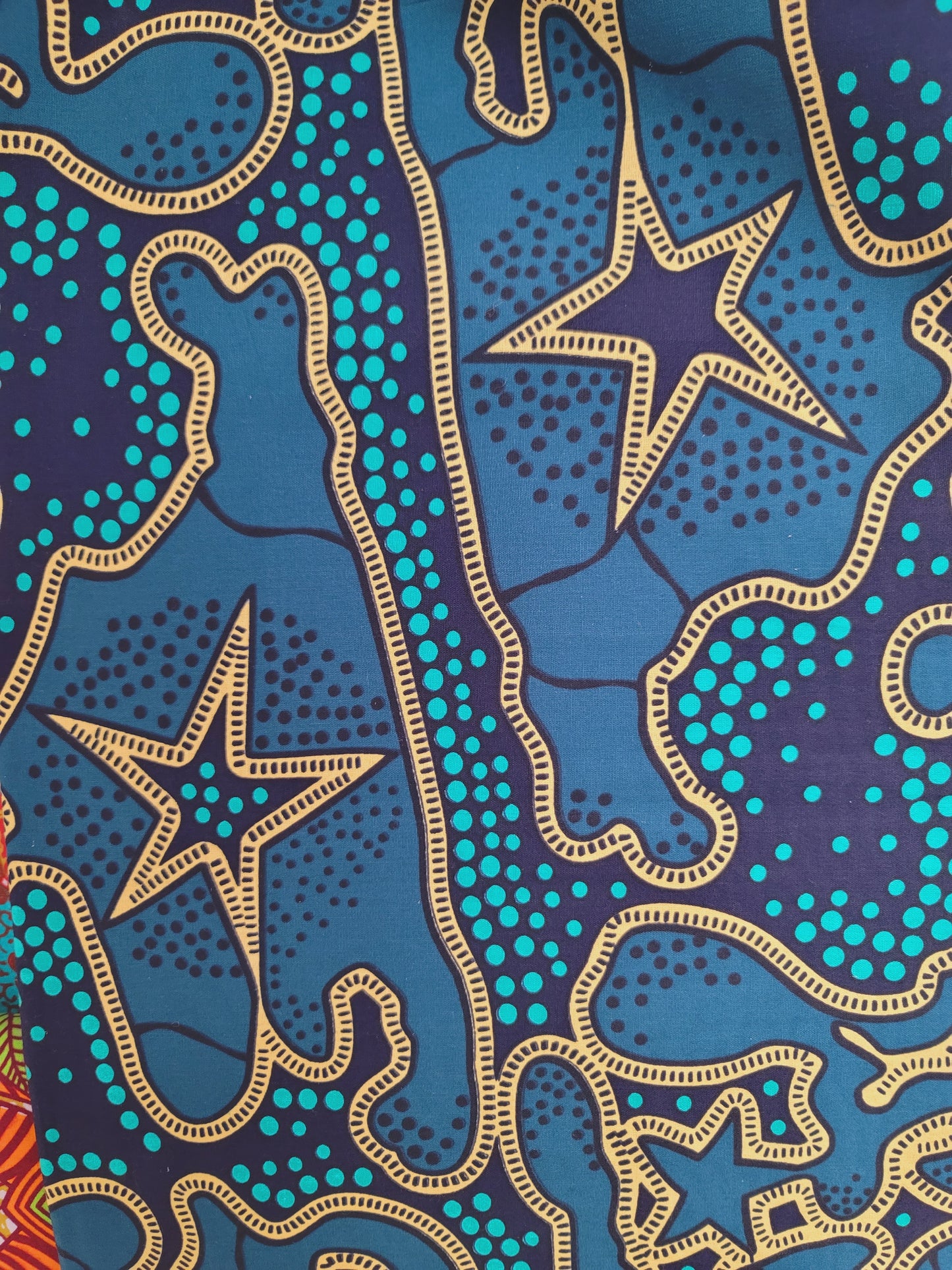 African print AVOGAN printed by holytext 100% Cotton