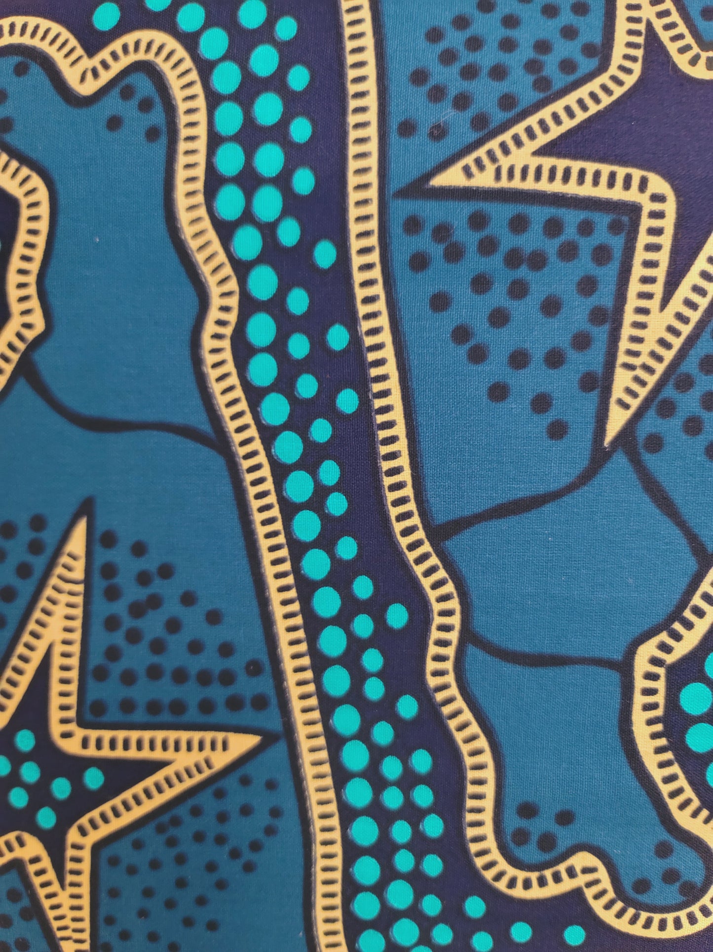 African print AVOGAN printed by holytext 100% Cotton