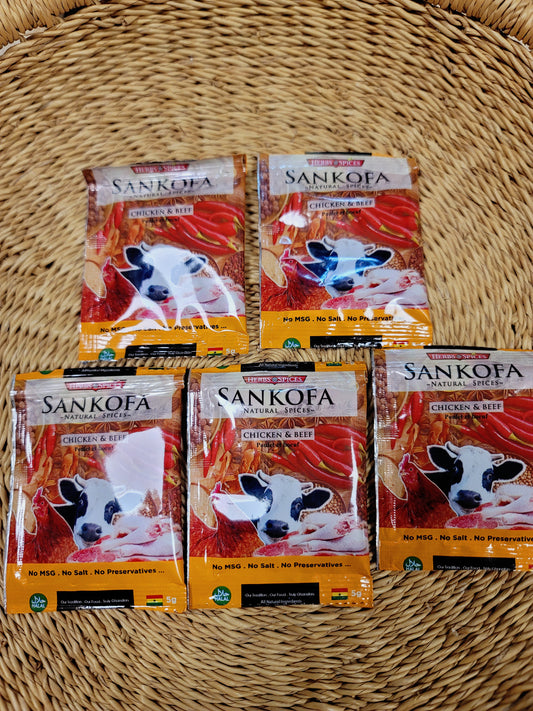 Sankofa Spice chicken & beef spice 1packet 5g