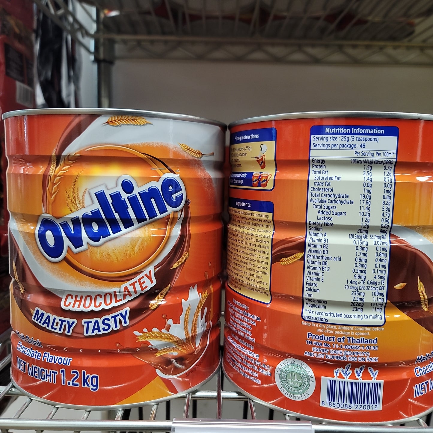 Ovalt chocolatey 1.2kg