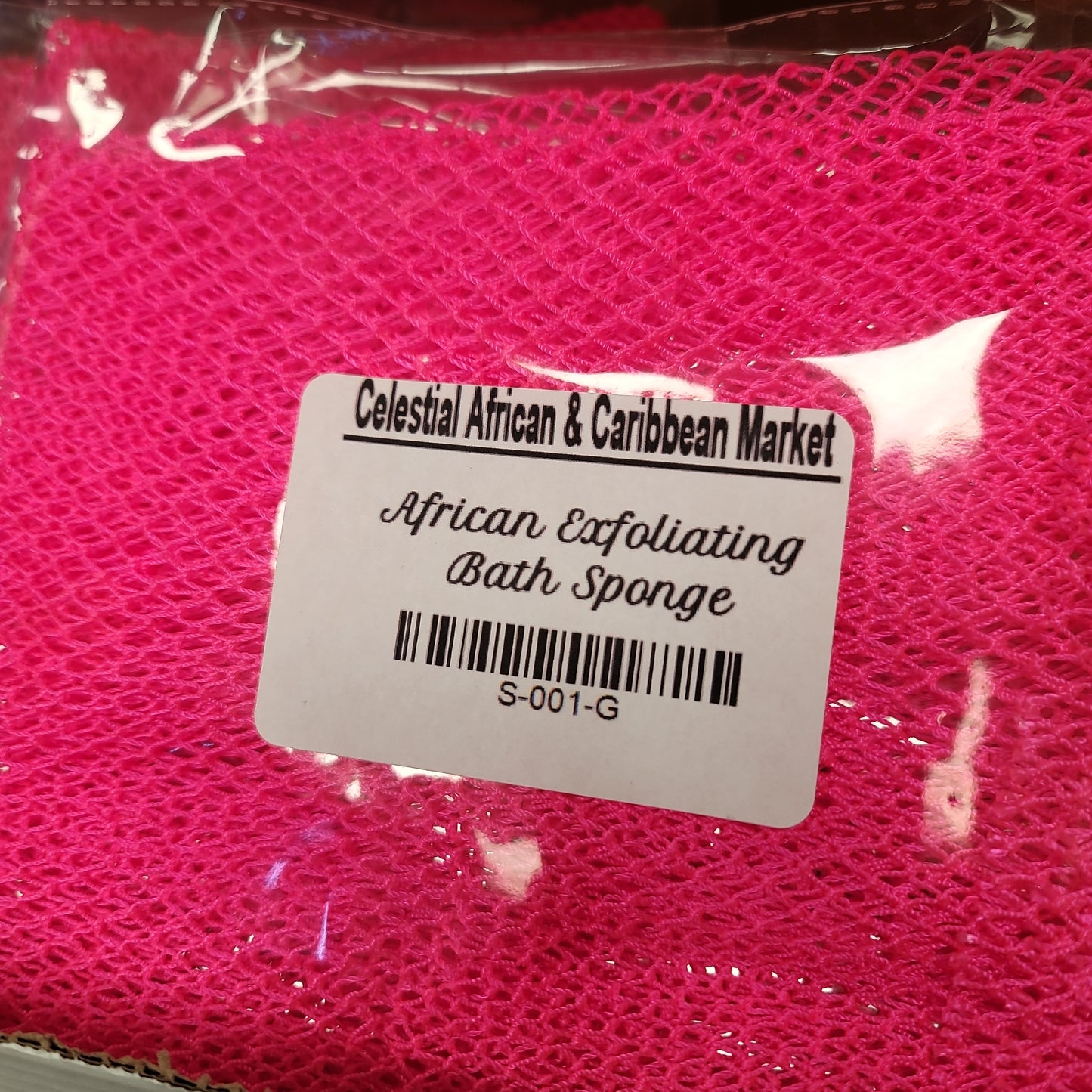 African Exfoliating  Net Sponge. Firm