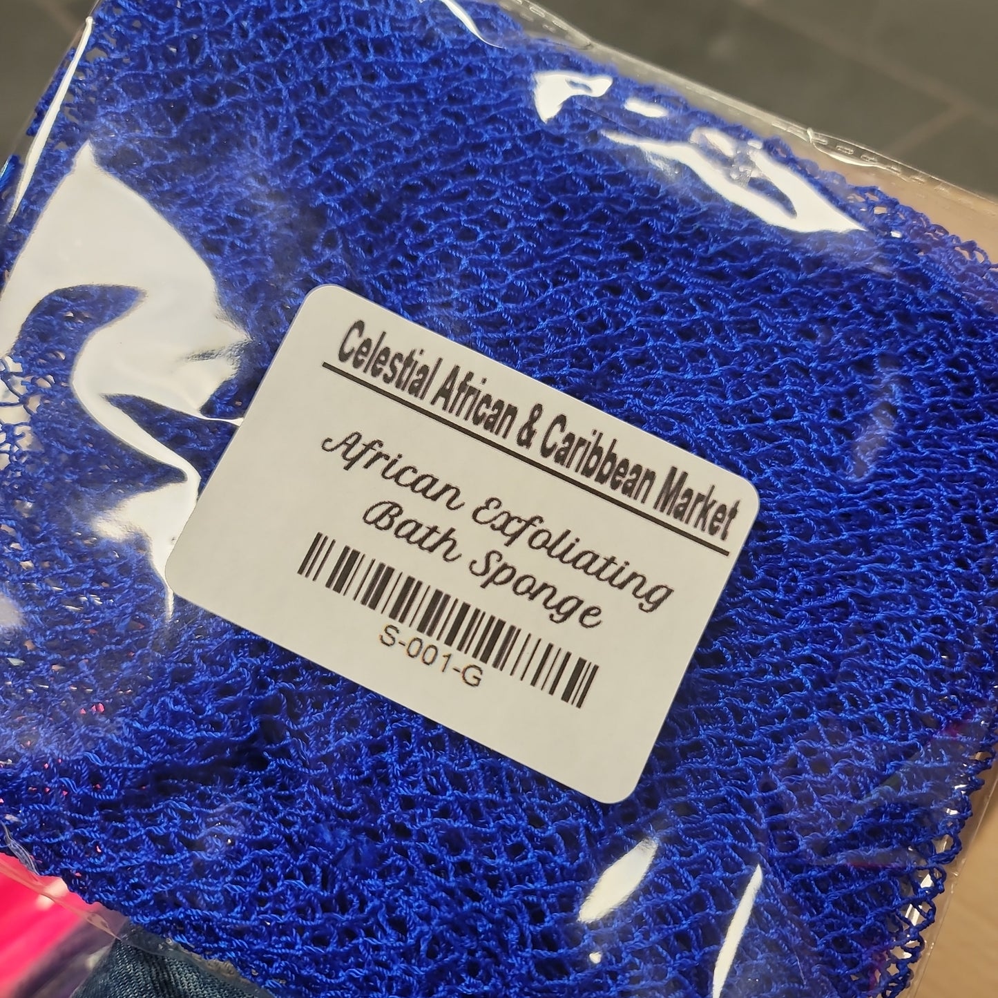 African Exfoliating  Net Sponge. Firm