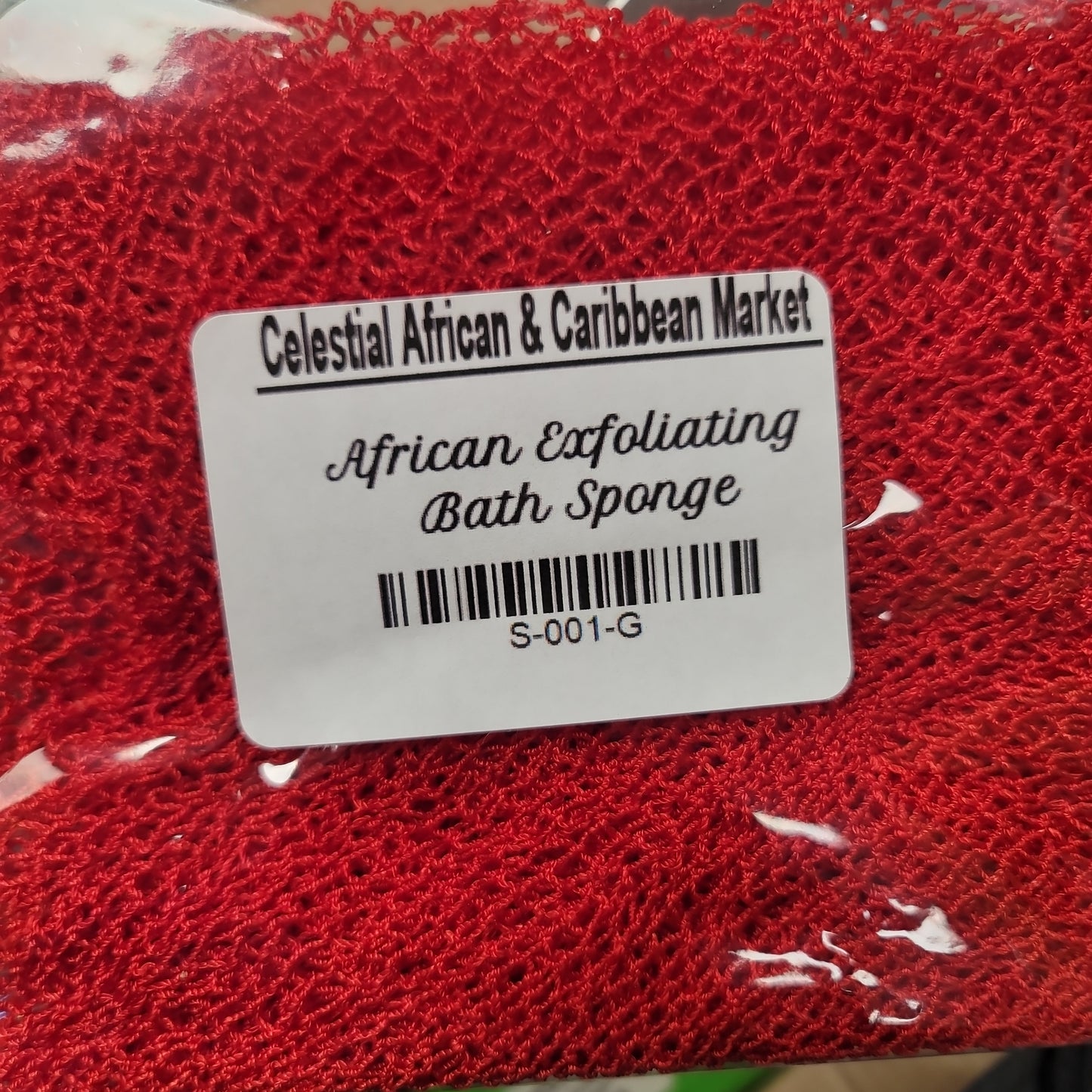 African Exfoliating  Net Sponge. Firm