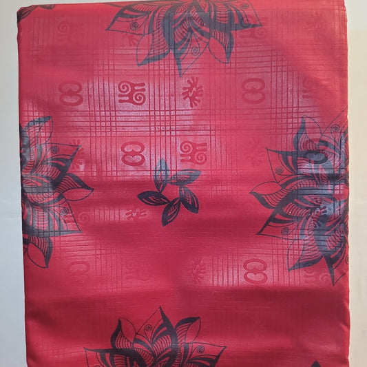 African Print Printex Ghana red 6 yards