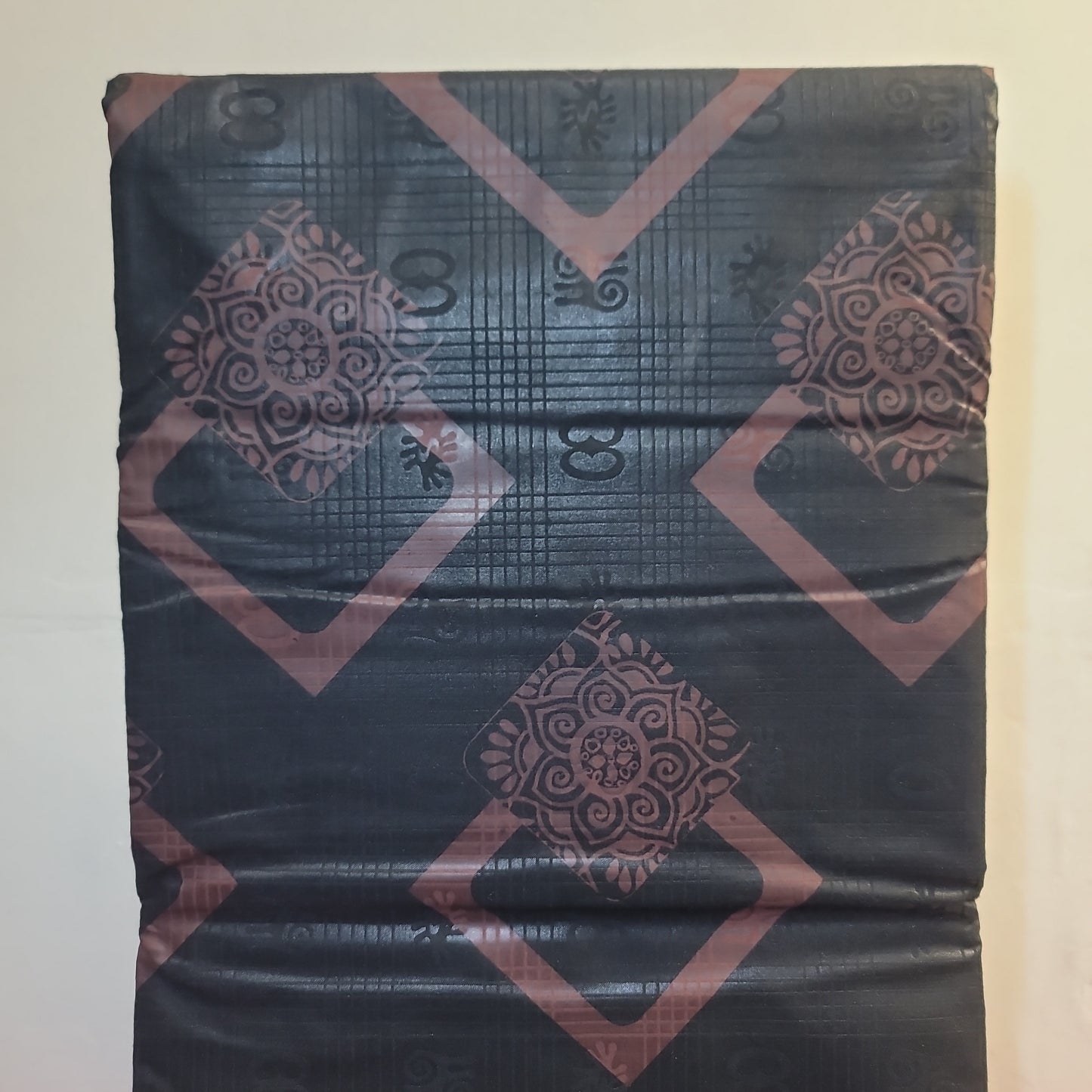 African Print Printex brown Y'adepa bi afri yen sa 6 yards.