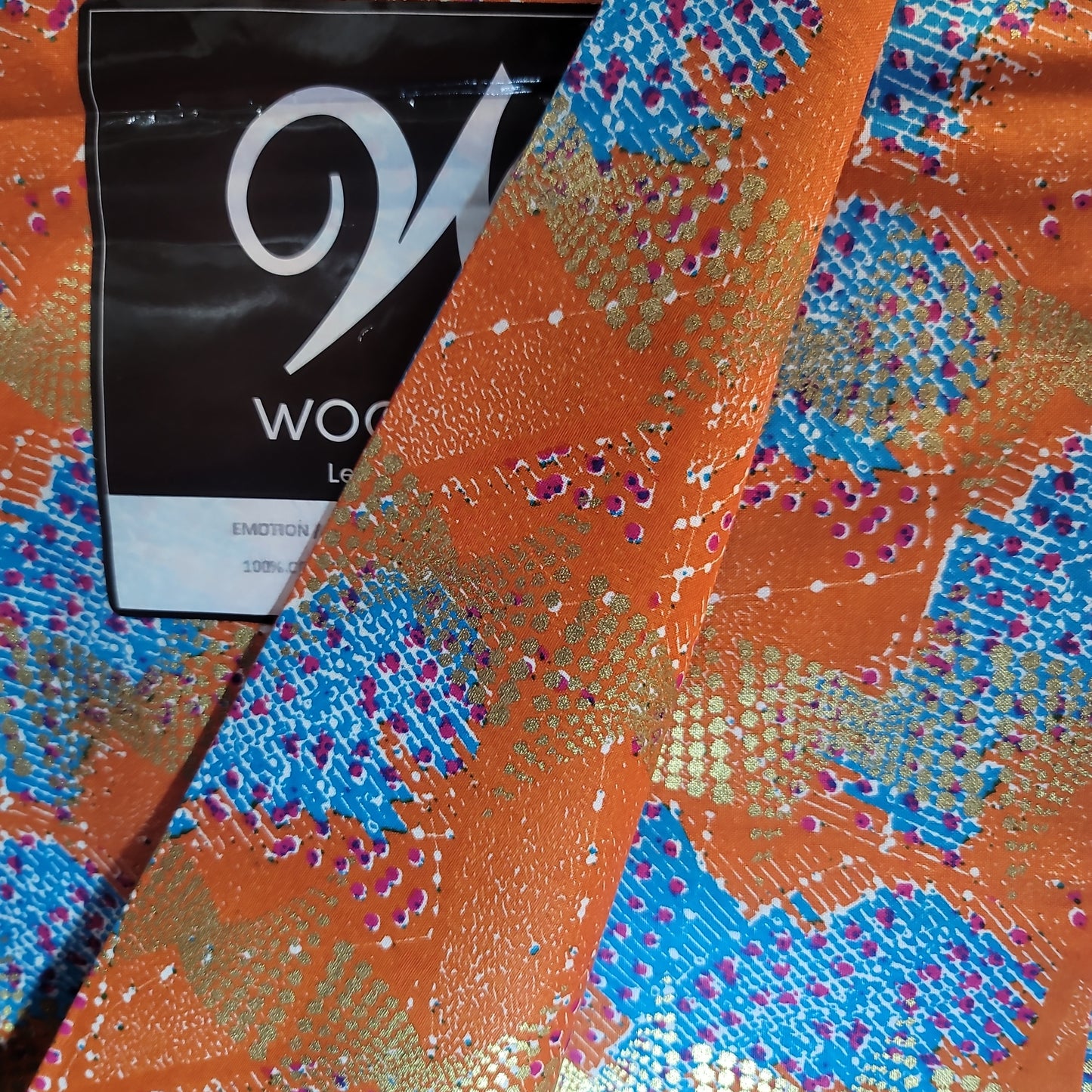 African Print Woodin Le Createur Emotion 83618 6yrds 100% Cotton