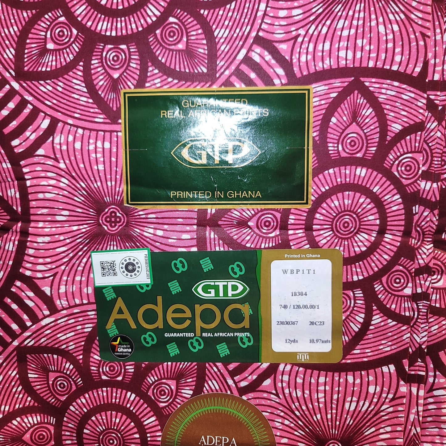 African print GTP Adepa 18304 6 yards 100% Cotton