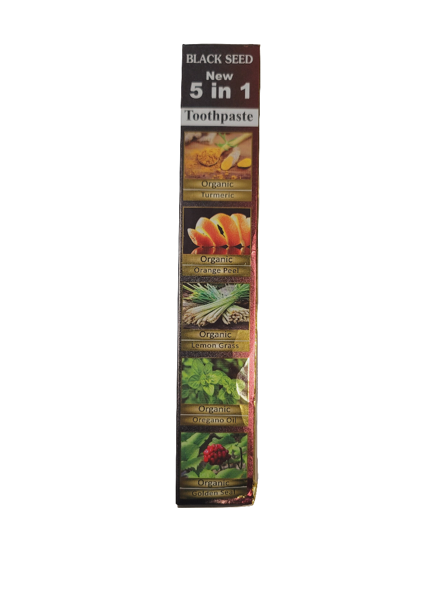 Essential Black seed toothpaste 6.05oz Organic Fluoride free
