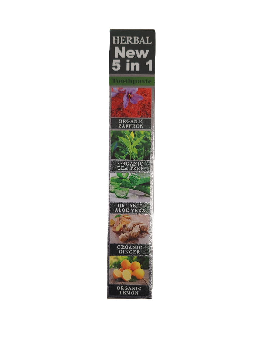Essential Herbal toothpaste 6.05oz Organic Flouride free